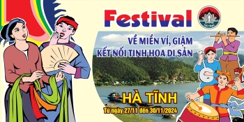 TRANH CỔ ĐỘNG KỶ NIỆM 300 NĂM NGÀY SINH HẢI THƯỢNG LÃN ÔNG VÀ FESTIVAL VỀ MIỀN VÍ GIẶM